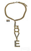 Unique Love Necklace & Earring Set
