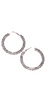Rhinestone Hoop Earrings