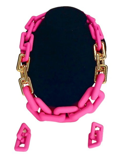Chain Gang Collection (Pink and Gold)